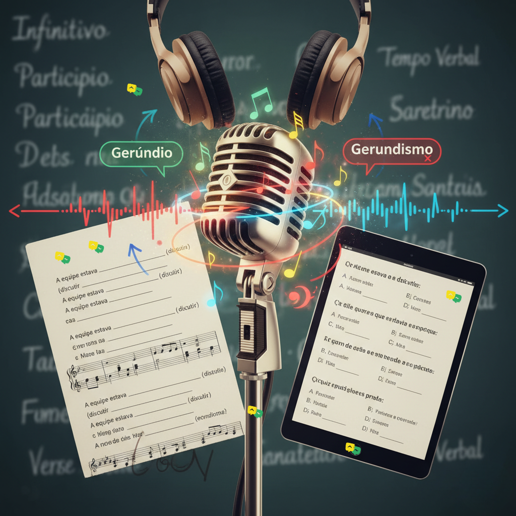 Exercício: Gerúndio vs. Gerundismo no Português Brasileiro