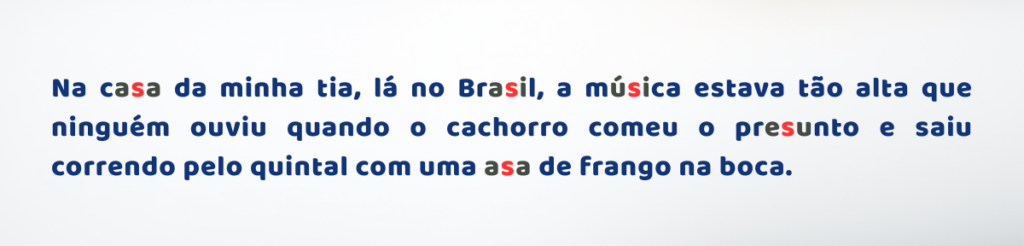 Infográfico educativo da Professora Cássia explicando a regra do S com som de Z em português, com exemplos das palavras casa, Brasil e presunto.