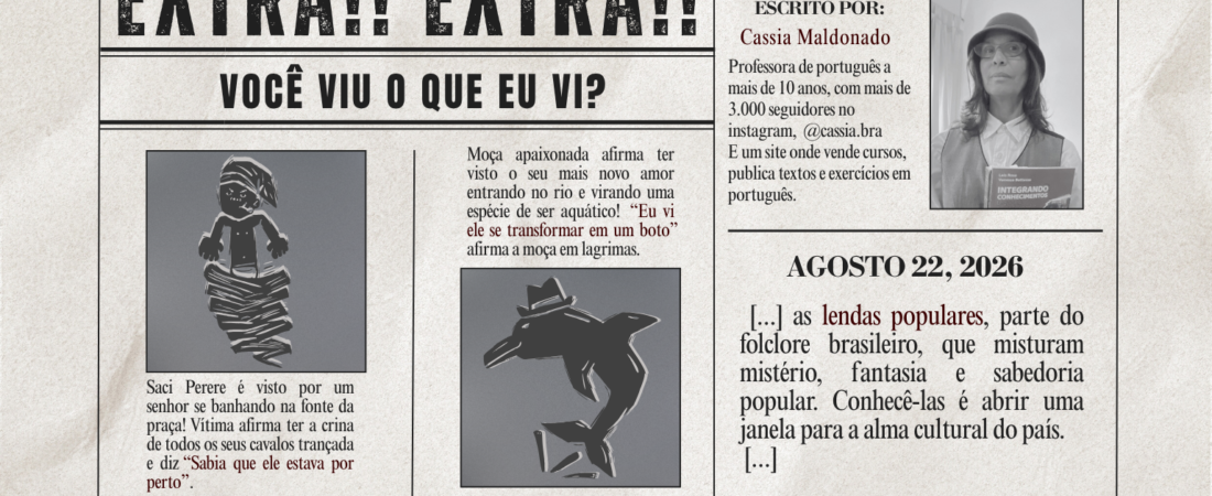 Lendas brasileiras e histórias que ensinam português e revelam o Brasil